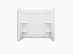 60 x 30 x 73 in. Tub & Shower Wall Set in White