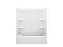 60 X 30 Right Hand Vikrell 4 Piece Tub and Shower *MEDLEY White 