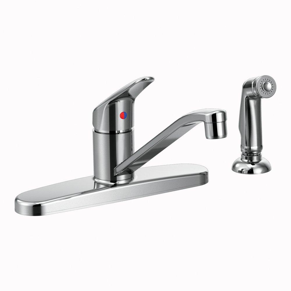 CFG Chrome Single Handle Kitchen Faucet 