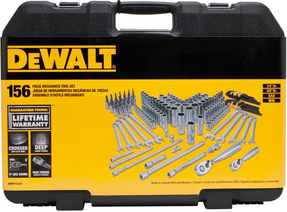 DEWALT 156-Piece Socket Set Drive 