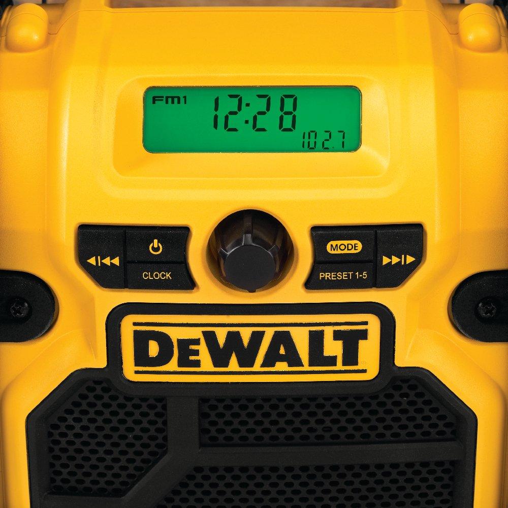 DEWALT Yellow/Black Compact Worksite Radio 