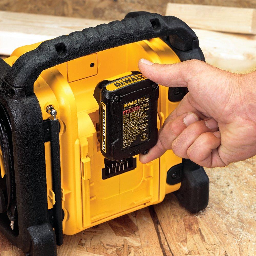 DEWALT Yellow/Black Compact Worksite Radio 