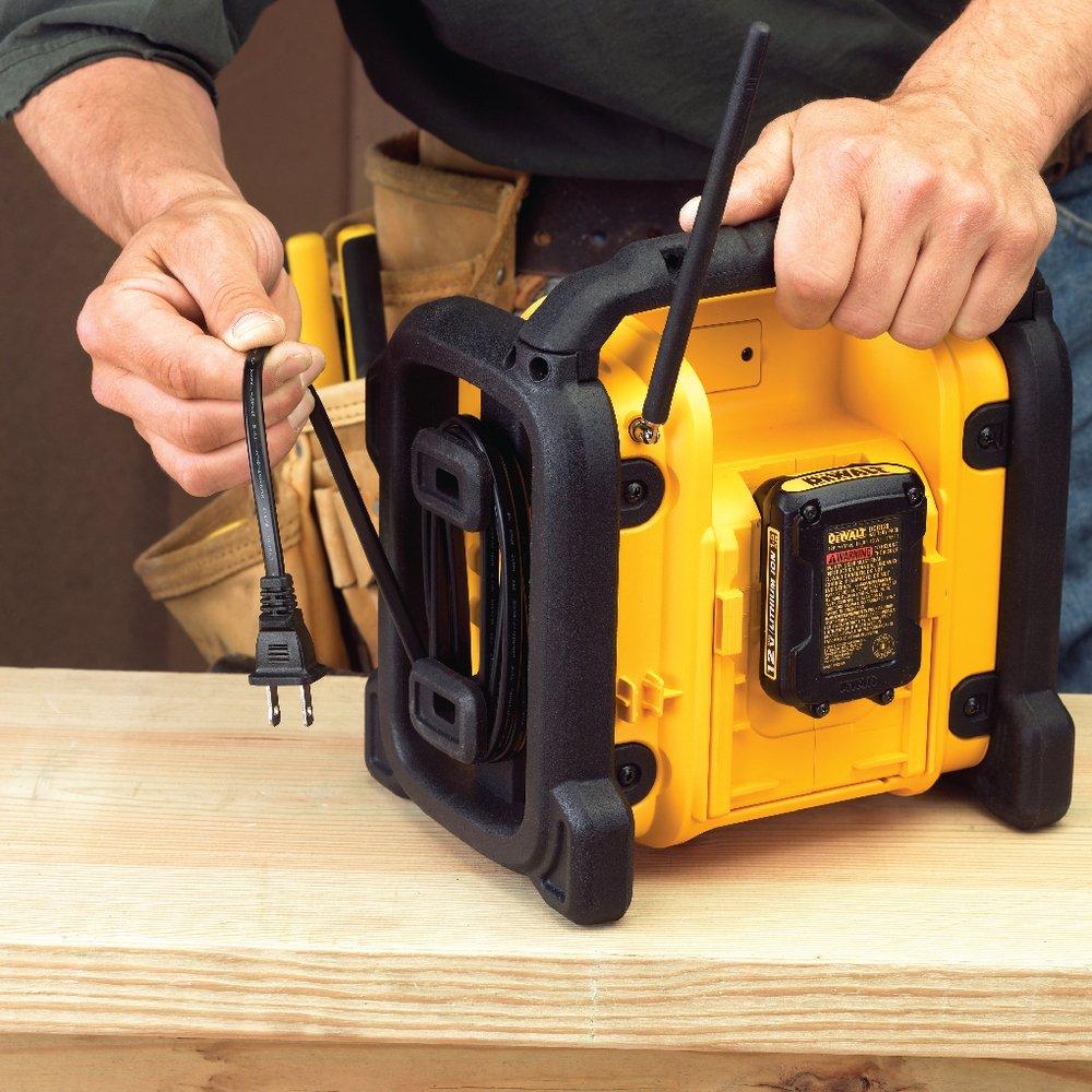 DEWALT Yellow/Black Compact Worksite Radio 