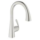 Single Handle Kitchen Faucet with Two-Function Spray and SpeedClean Technology in RealSteel®