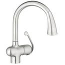Single Handle Pull Out Kitchen Faucet in RealSteel®
