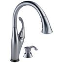 Delta Faucet Arctic Stainless Single Handle Pull-Down Kitchen Faucet With Touch2O&reg;Technology and Soap Dispenser 