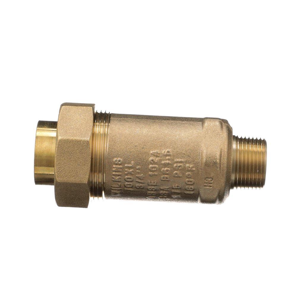 Zurn Wilkins Cast Bronze Union Female Meter x MNPT Dual Check Valve 