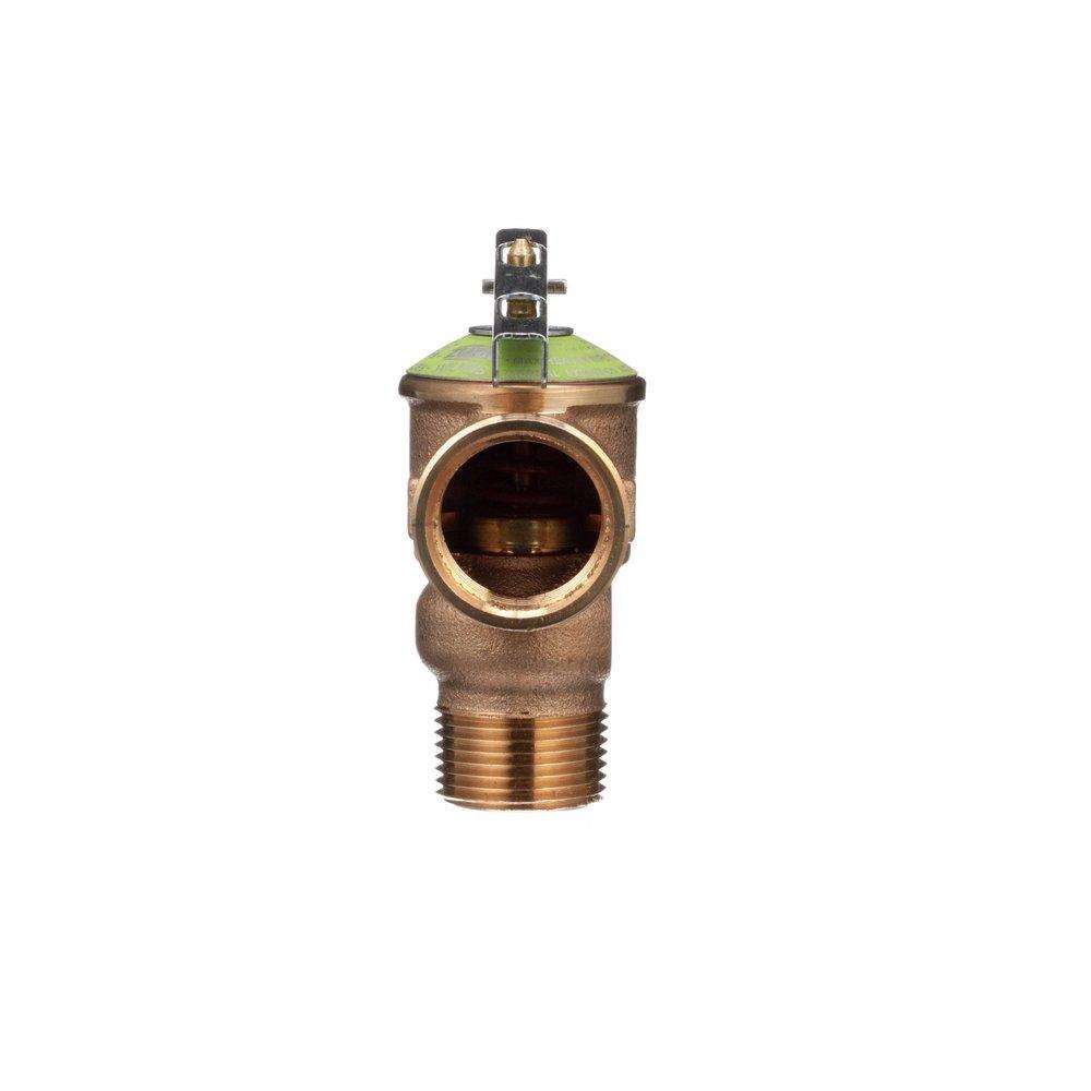 3/4 in. Cast Brass-Bronze-Stainless Steel-Silicone MNPT x FNPT 125# Relief Valve 