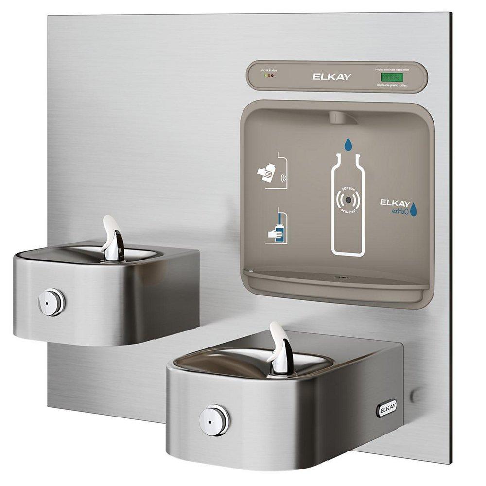 Elkay Stainless Steel Stainless Steel Indoor Bottle Filling Station 