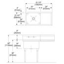 Elkay Lustrous Satin *CVR* COP SINK BOWL 