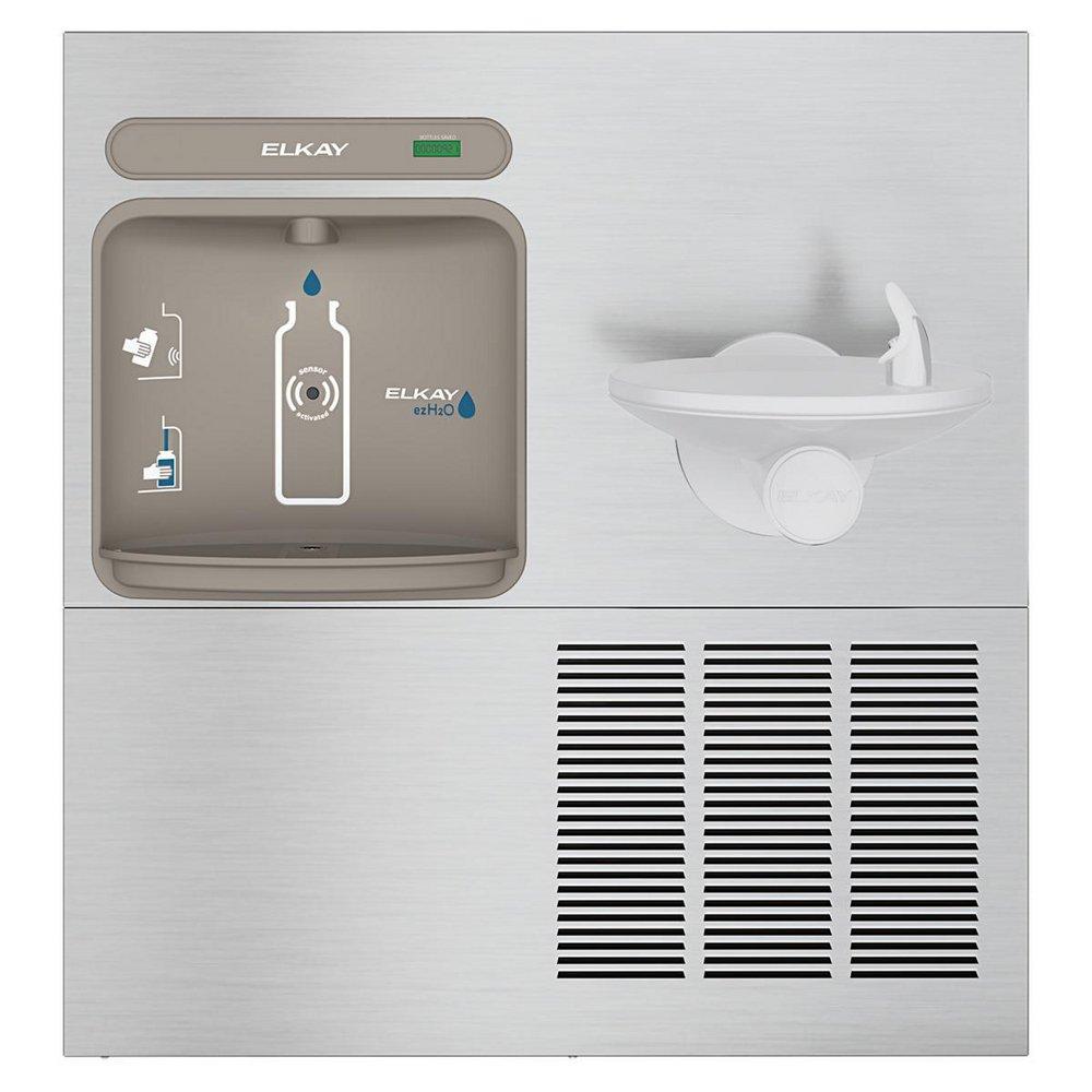Elkay Stainless Steel Wall Mount Indoor Bottle Filling Station 