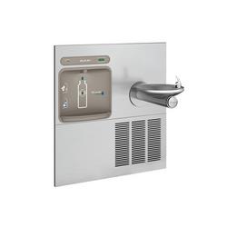 Bottle Filling Station with Filtered Fountain in Stainless Steel