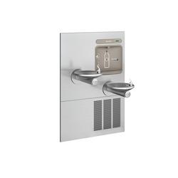 38-1/2" Wall Mounted Retrofit Single Station Hands Free Bottle Filler Combo with Cooler in Stainless Steel