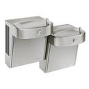 Two Station Wall Mount Water Cooler, Vandal-Resistant in Stainless Steel
