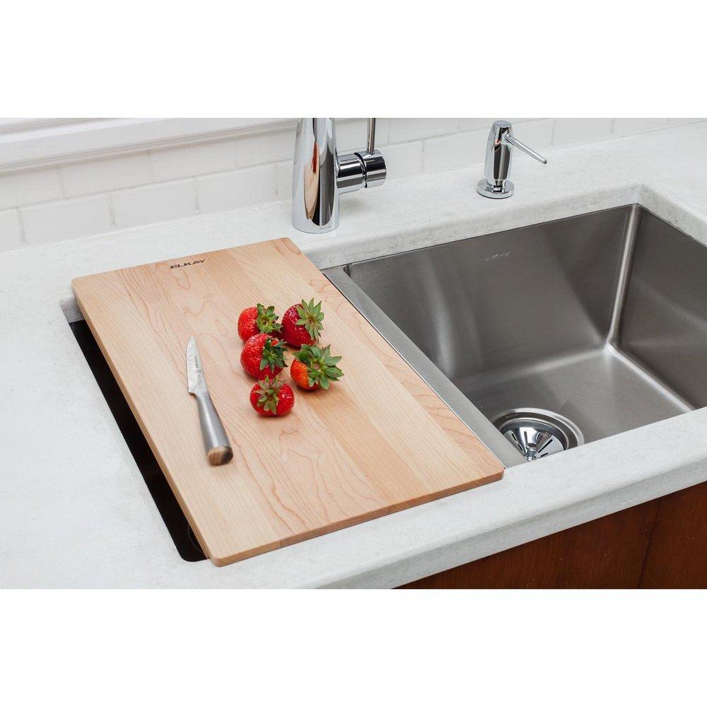 Elkay Wood Solid Hardwood Maple Cutting Board 