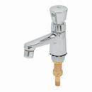 T&S Brass Chrome Plated Single Metering Handle Deck Mount Service Faucet 
