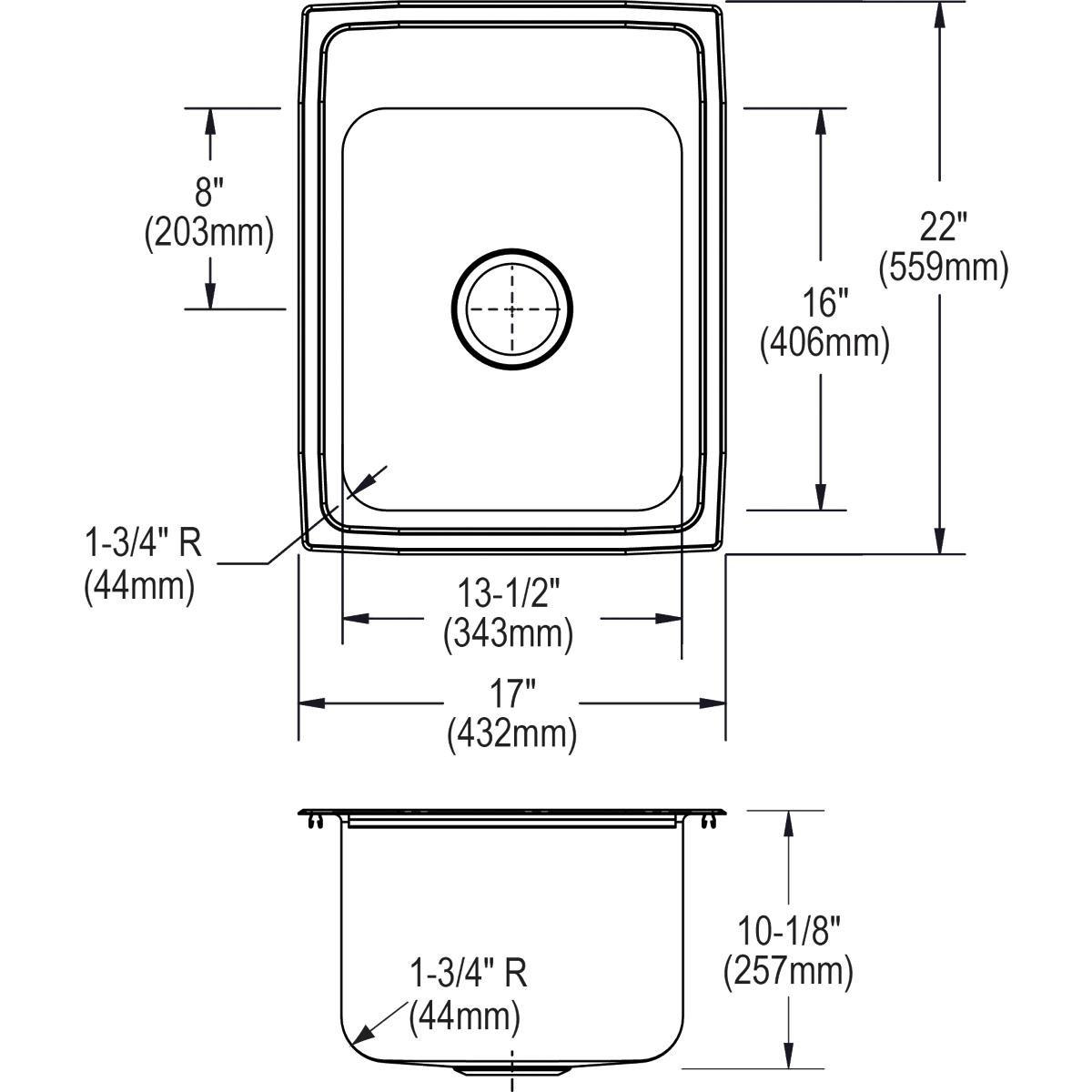 Halsey Taylor Stainless Steel LF *HYDROB INTEG-HRFSEBP 