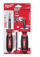 Milwaukee&reg; Red Manual 10 Piece Screwdriver 