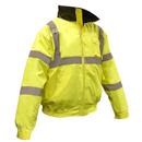 Radians Hi-Viz Green Bomber Jacket in Hi-Viz Green 