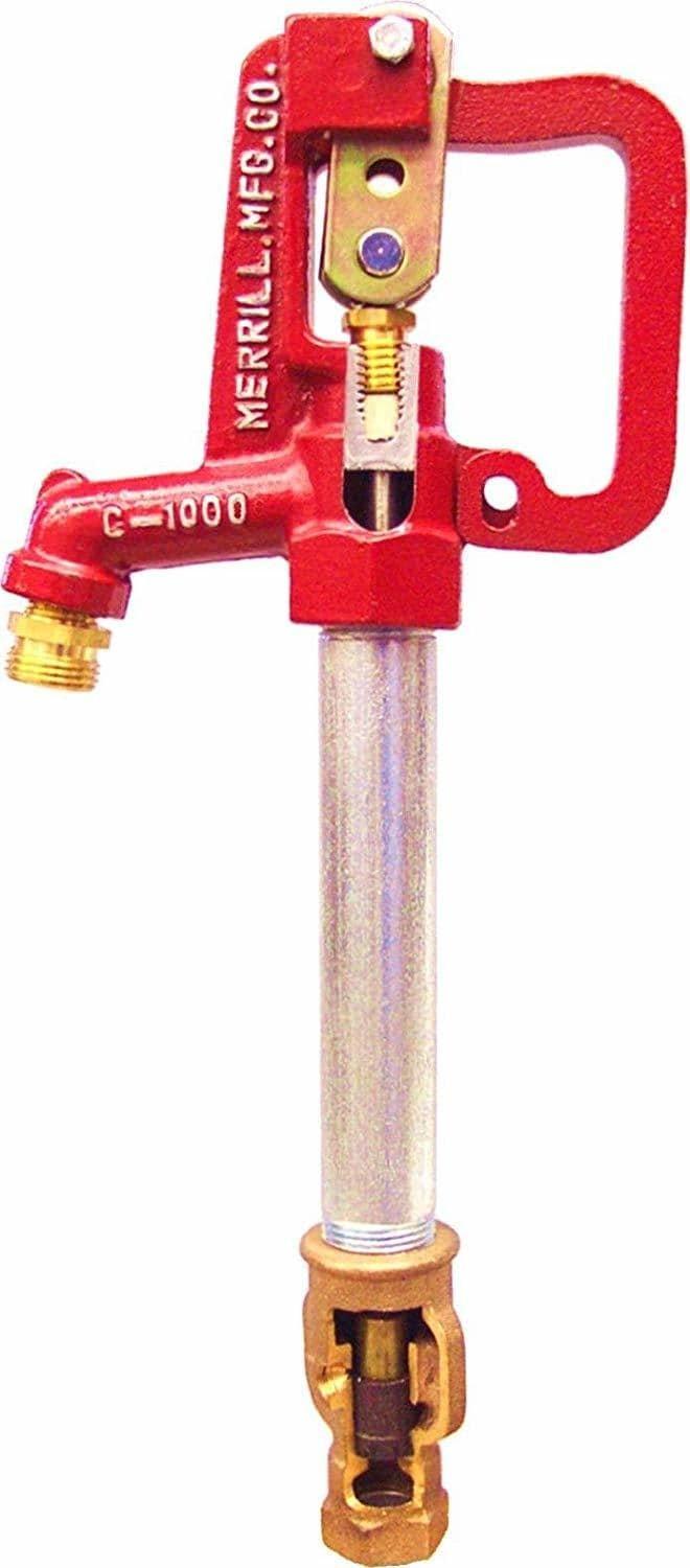 Merrill Manufacturing Cast Iron and Stainless Steel NPT x Hose Yard Hydrant 