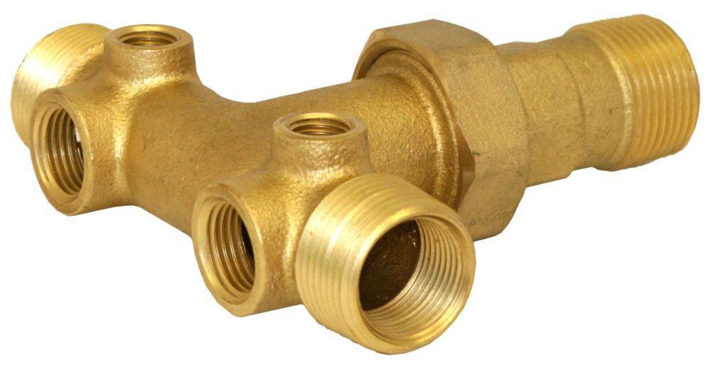 Merrill Manufacturing 1 x 1 x 1 in. Brass Tank Tee 