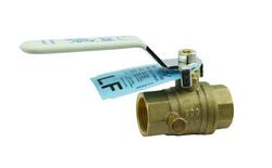 1 in. Brass Solder Stop & Waste Valve