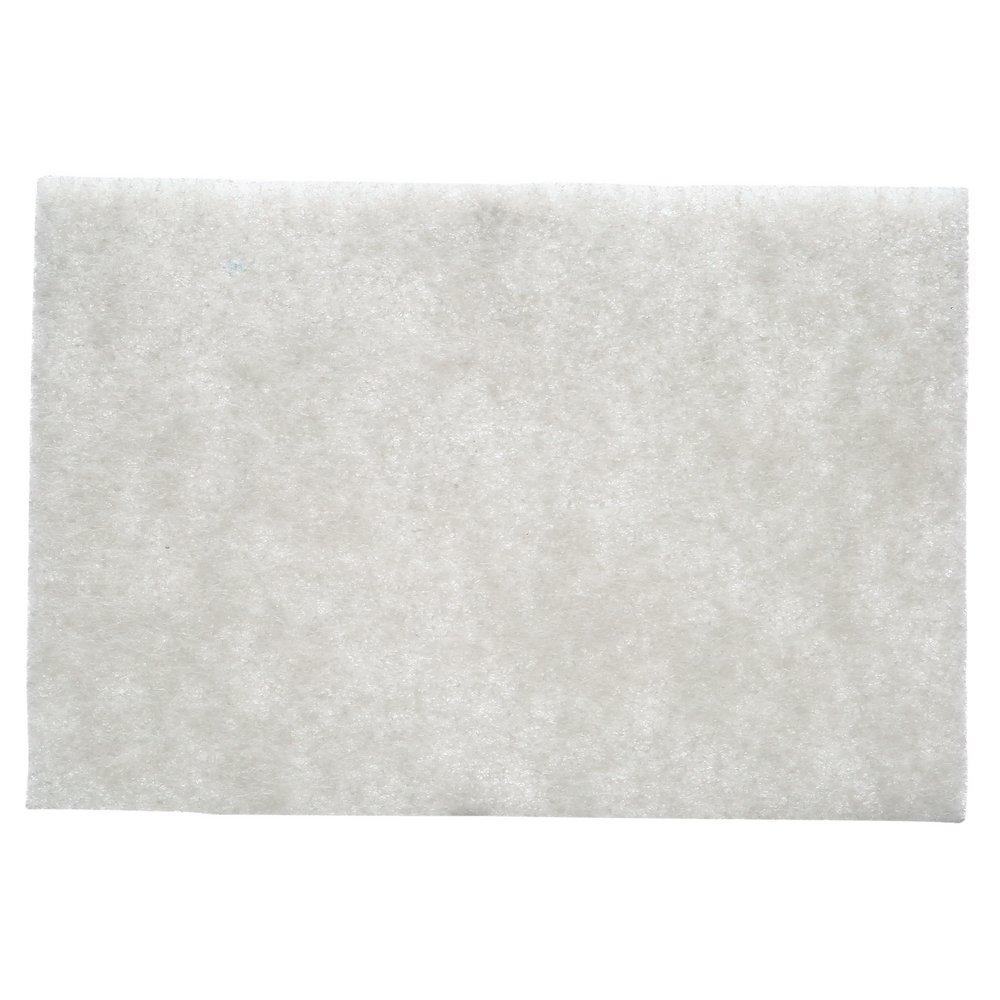 Scotch-Brite™ White Synthetic Fiber Light Duty Cleansing Pad in White 