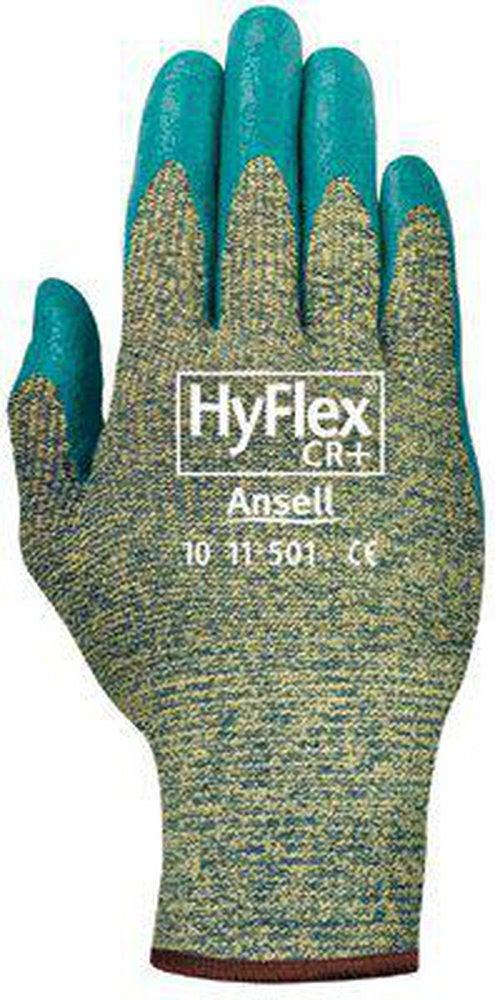 Ansell Occupational Healthcare Blue Palm Coated Foam, Kevlar&reg;, Rubber, Spandex and Stainless Steel Reusable Cut Resistant Gloves in Blue and Grey 