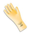 13 mil Rubber Chemical Resistant Reusable Gloves in Natural Size 7