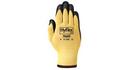 Ansell Occupational Healthcare Black Palm Coated Kevlar&reg; and Lycra&reg; Lining, Foam, Rubber and Plastic Reusable Safety Gloves in Black and Yellow (Pack of 12) 