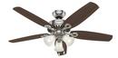 66W 5-Blade Ceiling Fan with 52 in. Blade Span and Swirled Marble Glass in Brushed Nickel
