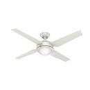 69W 4-Blade Ceiling Fan with CFL Light and Remote in White