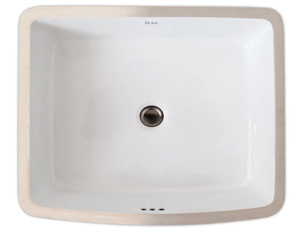 ROHL&reg; White Undermount Bathroom Sink 