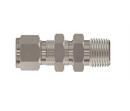 Tylok OD Tube x MNPT 316 Stainless Steel Male Bulkhead Connector 