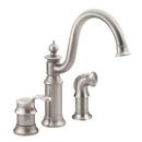 Single Handle High Arc Kitchen Faucet with Side Spray in Spot Resist™ Stainless