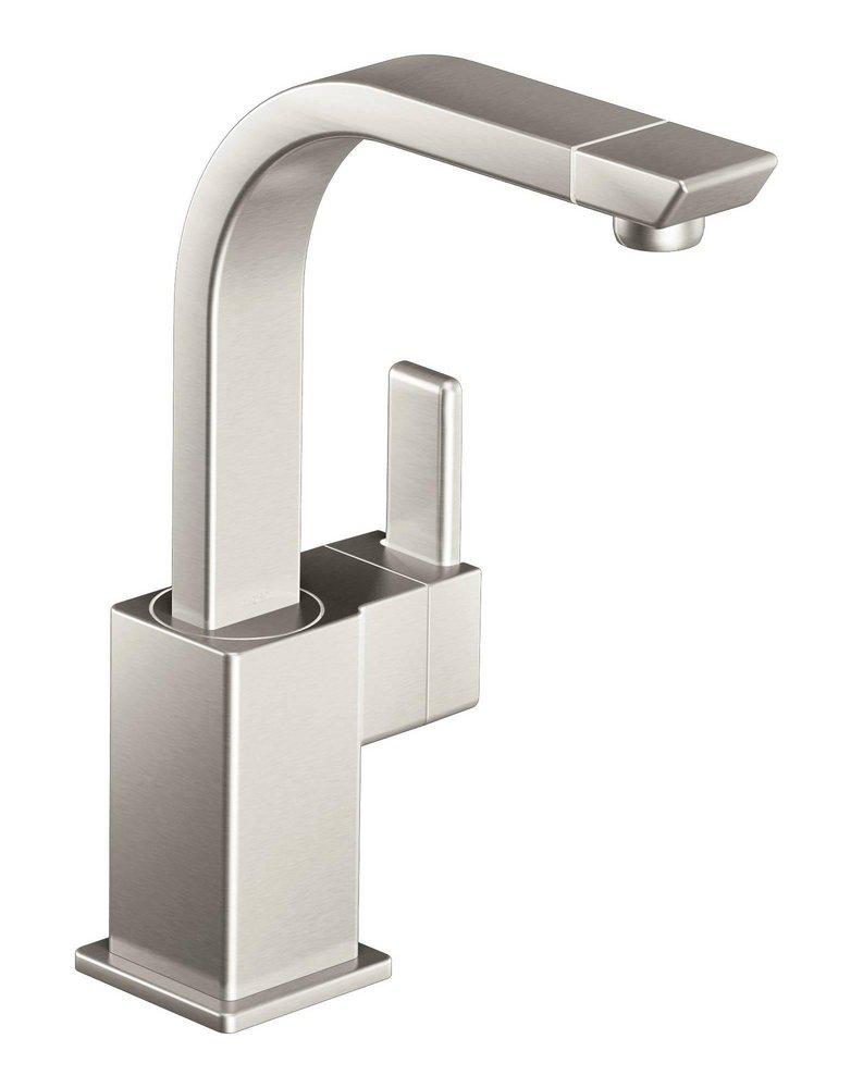 Moen Spot Resist Stainless Single Lever Handle Bar Faucet 