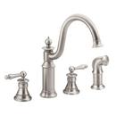 Two Handle Widespread Kitchen Faucet in Spot Resist™ Stainless