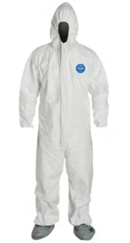 Dupont Protective Apparel White Heavy Skid-Resist Tyvek Coverall 