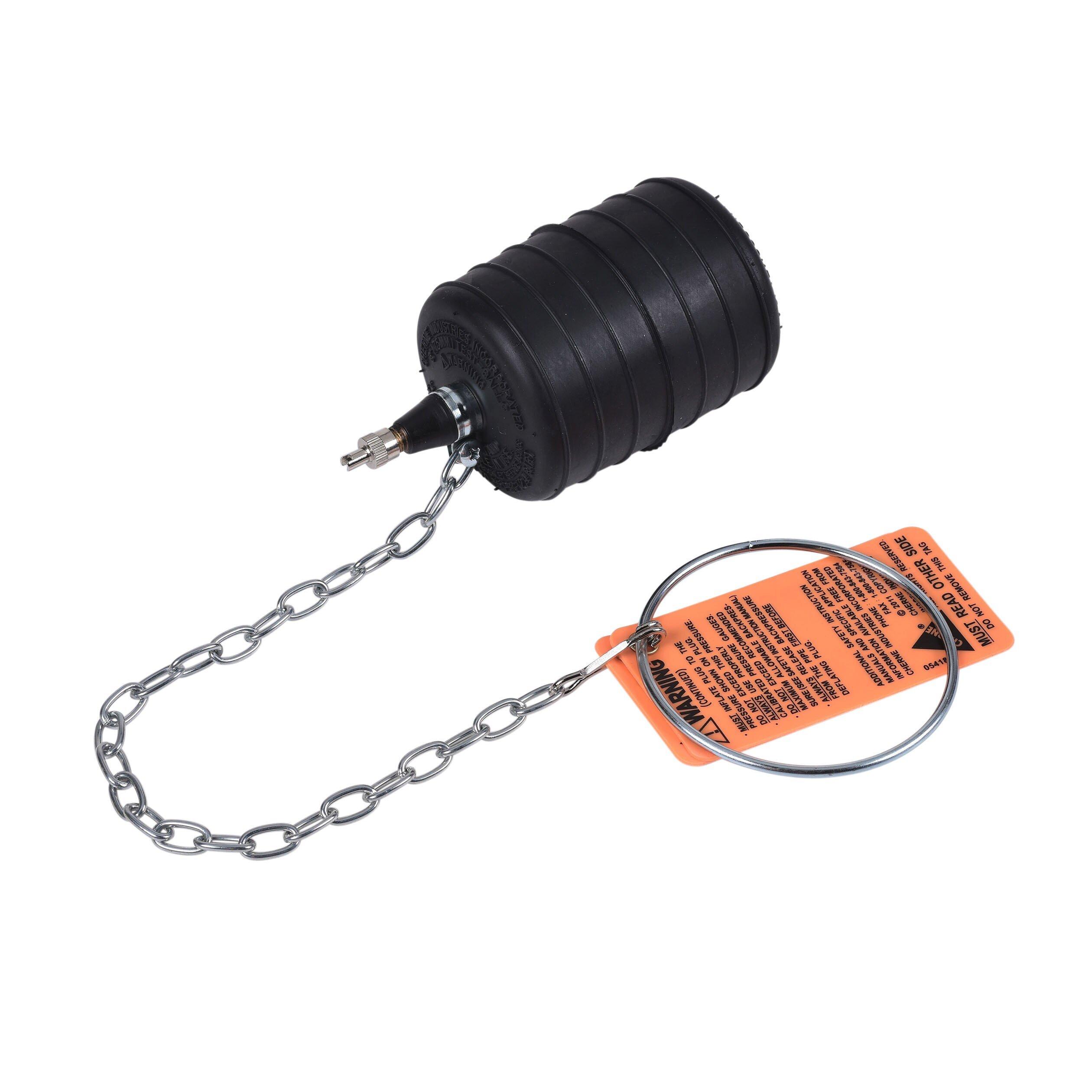 Cherne Black Pressure Testing, Residential and Storm Sewers Plug 