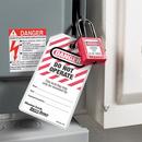 Master Lock White Do Not Operate Safety Tag 
