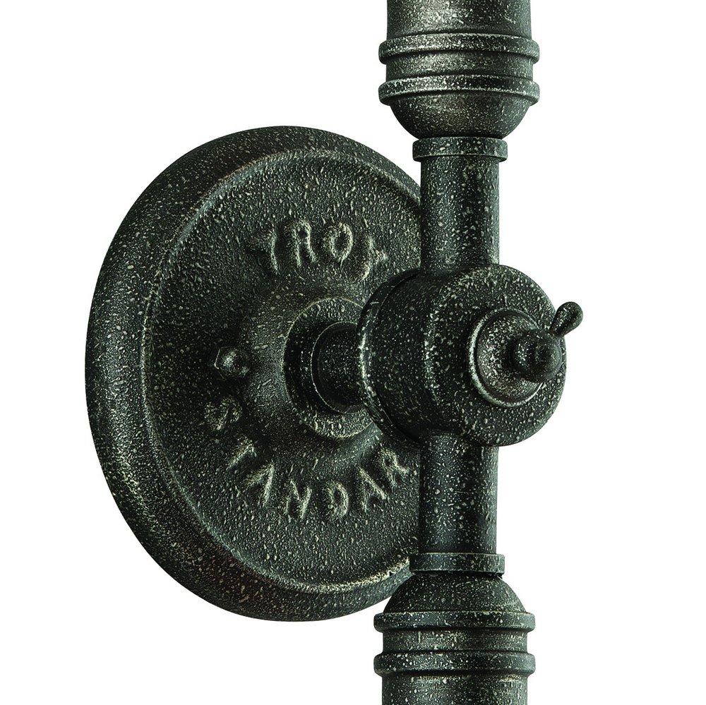 Troy-CSL Lighting Old Silver 6 in. 100W 2-Light Wall Sconce 