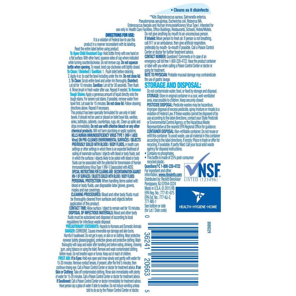 Lysol Toilet Bowl Cleaner 