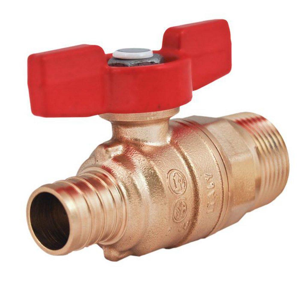 Legend Valve & Fitting Forged Brass Full Port MNPT x F1807 400# Ball Valve 