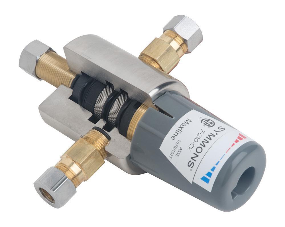 Symmons Industries Rough Brass Tempering Valve 