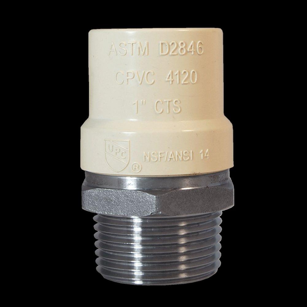 Legend Valve & Fitting MNPT x Socket Weld 100# Stainless Steel Adapter 