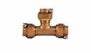 1 in. Pack Joint Water Service Brass Tee
