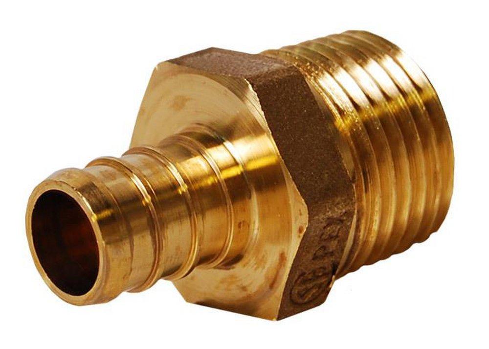 Legend Valve & Fitting Brass PEX Crimp x MPT Adapter 