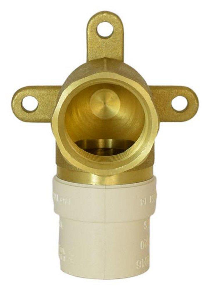 Legend Valve & Fitting Solvent Weld x FIP 90 Degree Brass Drop Ear Elbow 