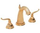 Widespread Bathroom Sink Faucet with Double Lever Handle in Graphite