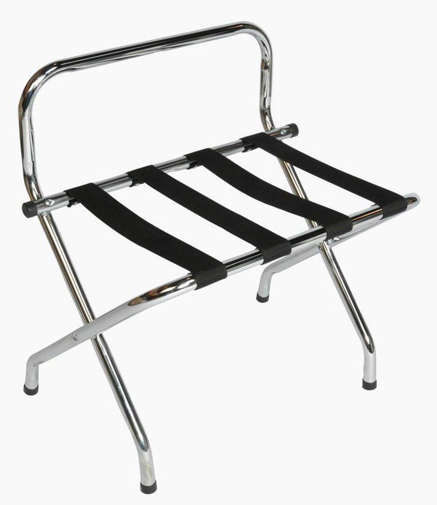 Central Specialties Zinc 26-1/2 in. Economy High Back Luggage Rack 